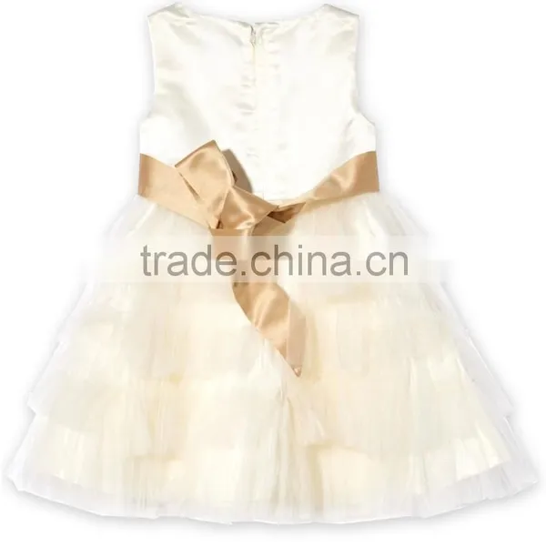 100% Cotton Sleeveless Summer Children Dresses Girl Dress, Baby Dress Designs With Winnie