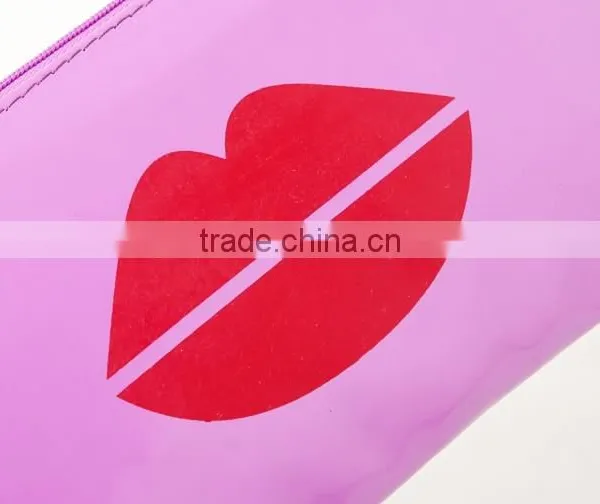 Wholesale Durable Fashion Pattern Pink PVC Cosmetic Bag photo-3
