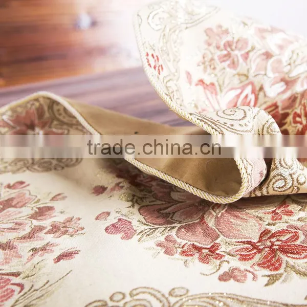 PLUS Gilding Flower Gorgeous Silky Brocade Jacquard Table Runner photo-2