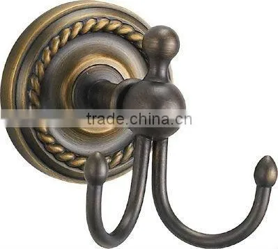 bathroom brass robe hook