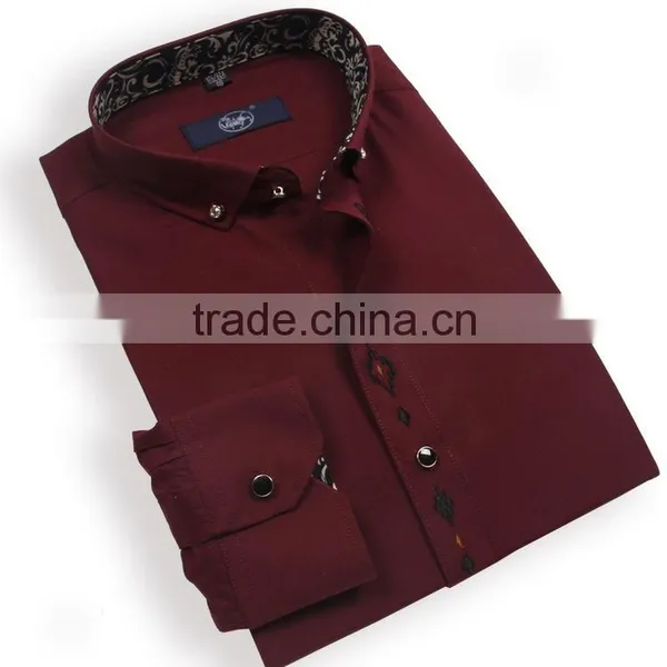 Men Shirts 2015 Factory New Design Long Shirt for Men photo-6