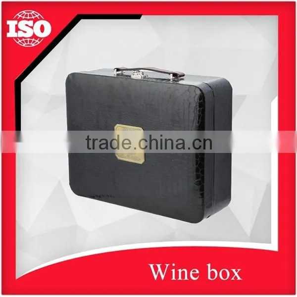 Top Grade Leather Wine Case With Handing photo-2