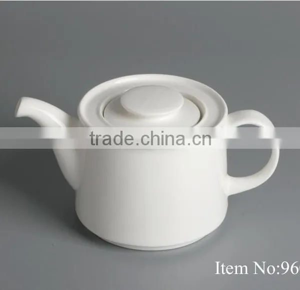 Restaurant Plain Fine China Ceramic Teapot photo-4