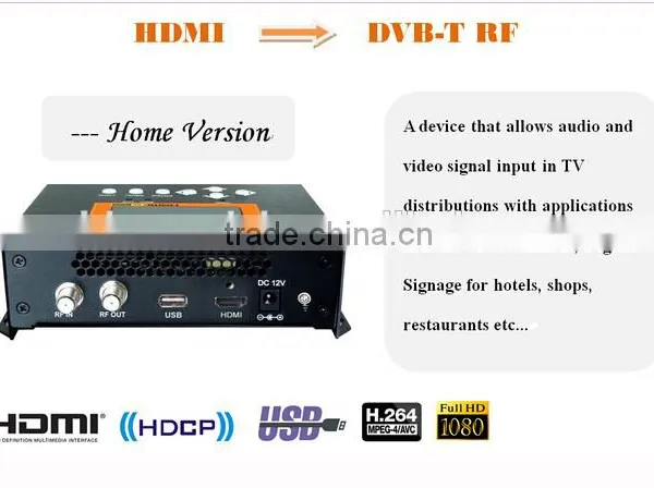 Chengdu High Quality 1080P HD Modulator/H.264 Encoder Modulator With USB photo-2