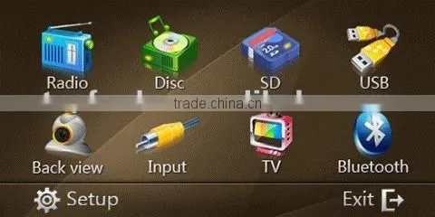 3 Inch Car DVD With Touch Screen,USB and SD, AM/FM, Analog TV (EHD-301) photo-3