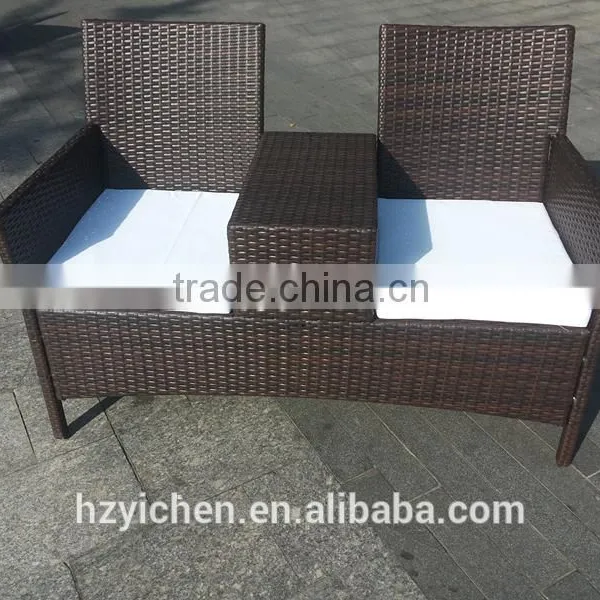 KD Rattan 2 Person Sofa/ 2 Seat Rattan Bench photo-2