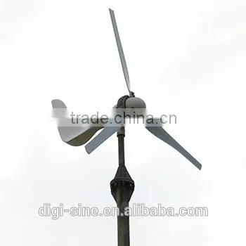Horizontal Axis Small DIY Off-grid System 1500W/24V Wind Turbine Generator photo-4