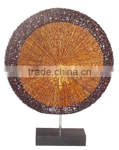 2015 Decorative Rattan Wicker Table Lamps/table Lights photo-6