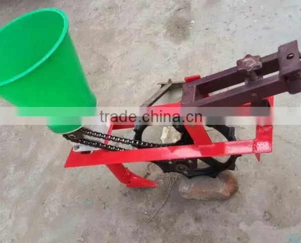 Little White Dragon 6.5HP Gasoline Cultivator and Planter Soybean Planter Corn Seed Planting Machine photo-2