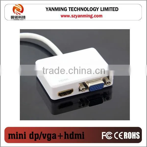 Mini Displayport to HDMI and Vga Adapter Cable 20cm photo-2