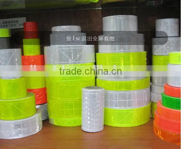 Colored PVC Stitching Stitching Lattice Reflective Tape photo-2