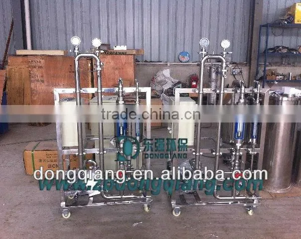pilot plant with ceramic membrane for lab