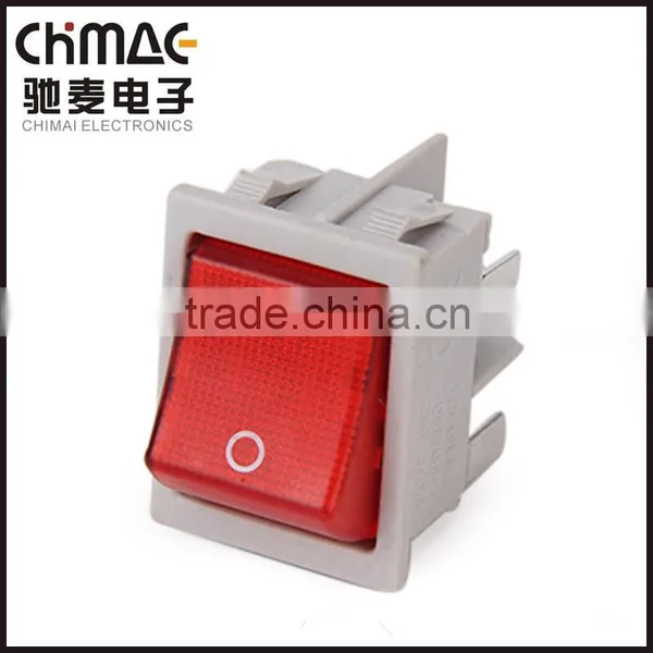 Kcd5 Gray Rocker Switch With Screws 15a 125vac With Neon CE TUV photo-2
