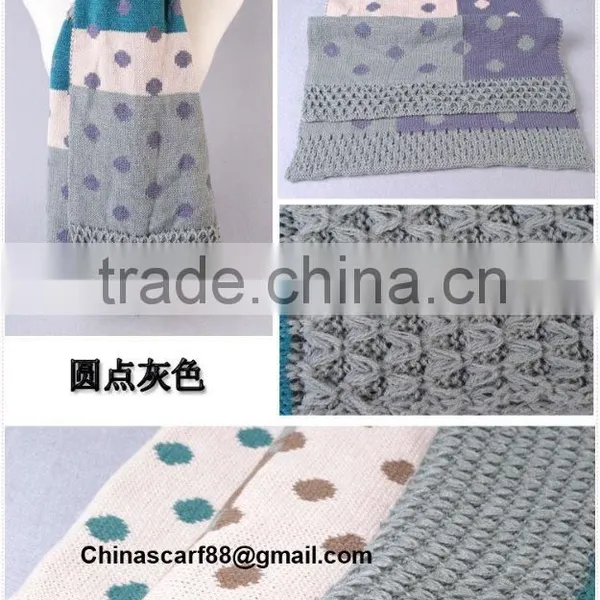 Dot Stitching Scarves Wholesale photo-4
