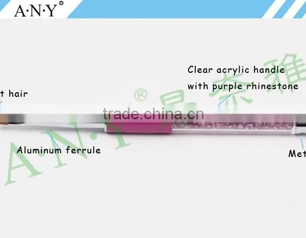 ANY UV Gel Nails Building One Stroke Painting Synthetic Gel Brush for Nail Art photo-2
