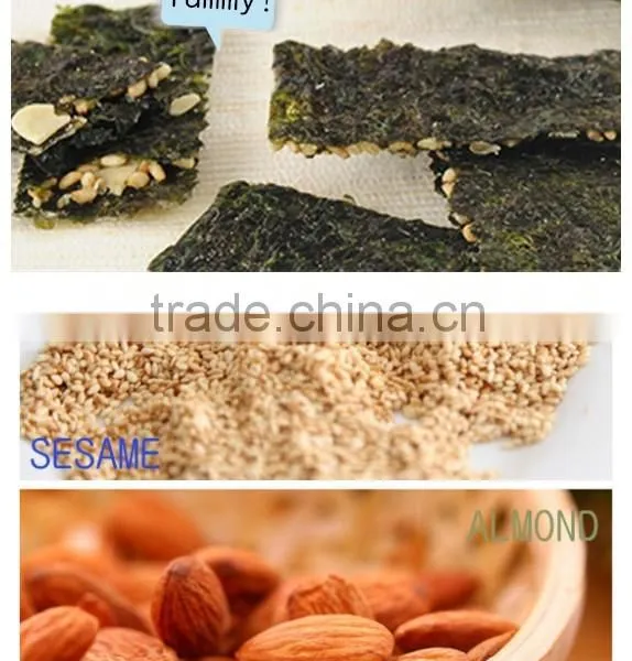 Roasted Seaweed 2015 New Product Crispy Seaweed Almond Seaweed photo-3