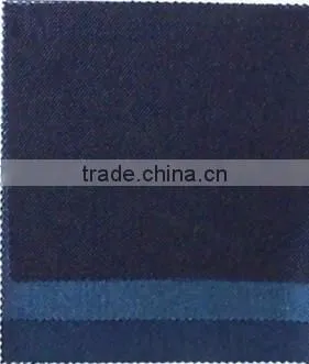 71%cotton 23%polyester 6%spandex Indigo Brushed Knit Denim photo-3