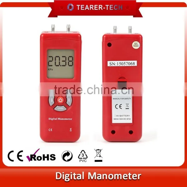 TL-100 Handheld High Performance Manometer Air Vacuum Pressure Gauge Meter Differential Digital Manometer photo-3