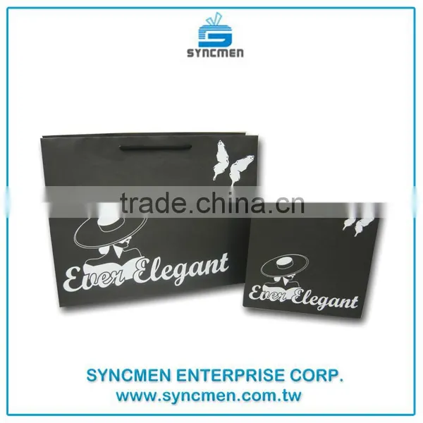 2016 High Quality Taiwan Factory With Pope Handle Custom Printed Paper Bags photo-3