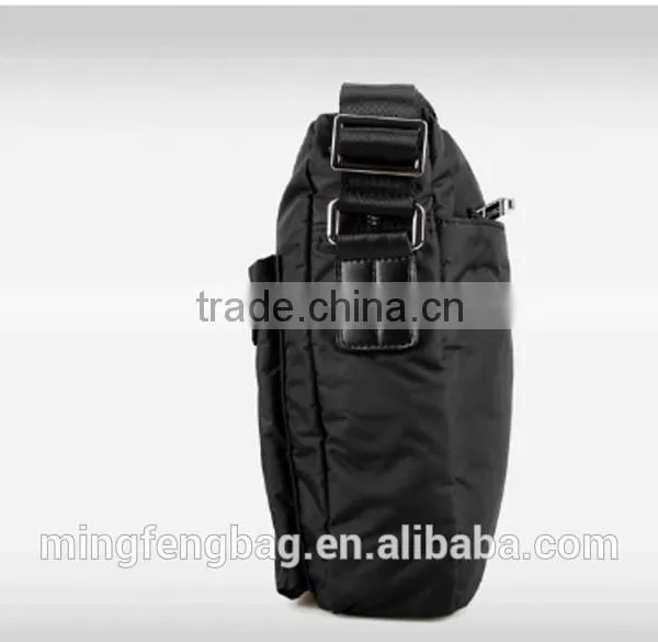Costom Fashionable Nylon Oxford and Canvas Fabric Cross Strap Single Shoulder Messenger Bag for Men photo-5
