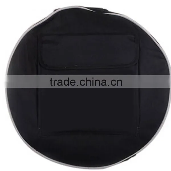 Custom High Quality Black 600D Oxford Waterproof Round Bass Drum Bag photo-2