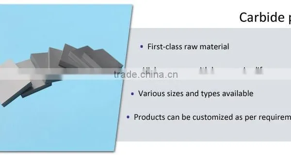 High Hardness Carbide Cemented Blank Plates For Shielding Parts photo-5