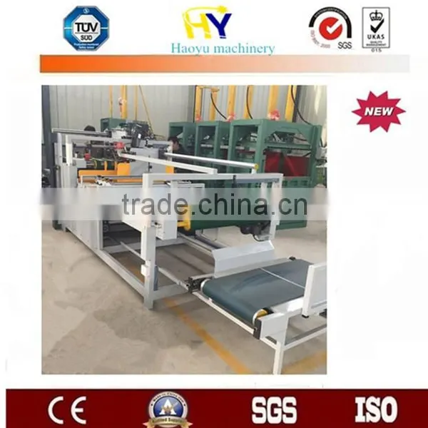 Corrugated carton box folder gluer machine