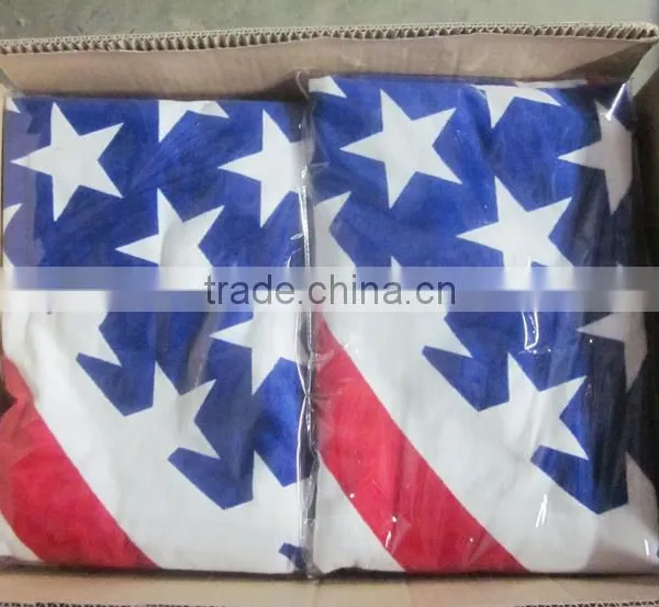 2015 Super Fashion Customized Star Printed Flag Beach Towel photo-3