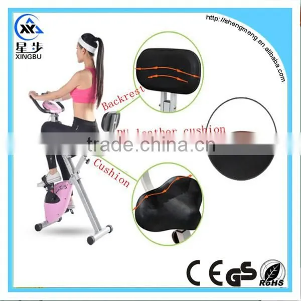 The New Item Luxury Home Gym Fitness Equipment Spin Bike With Backrest photo-3