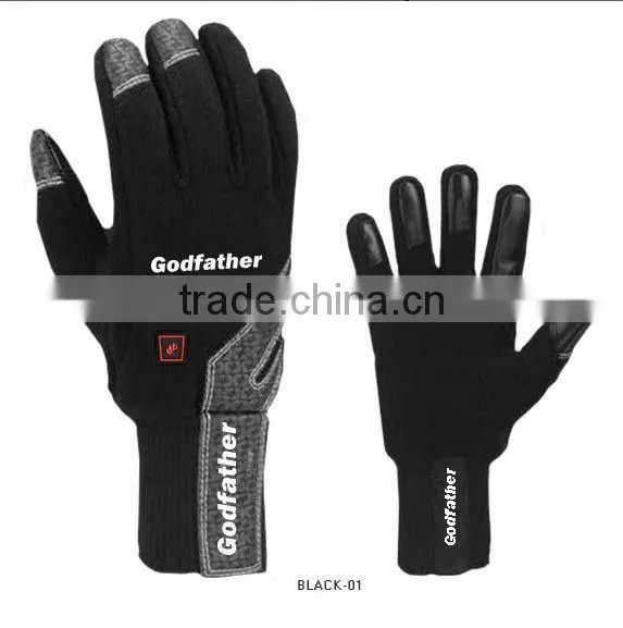 Electric Heated Football Gloves Battery Heated Racing Glove