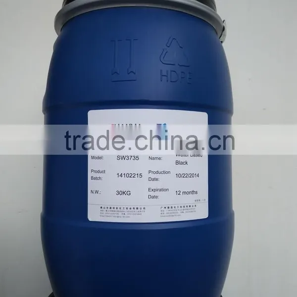 High Heat Resistant Black Printing Ink for Decorative Wallpaper Print photo-2