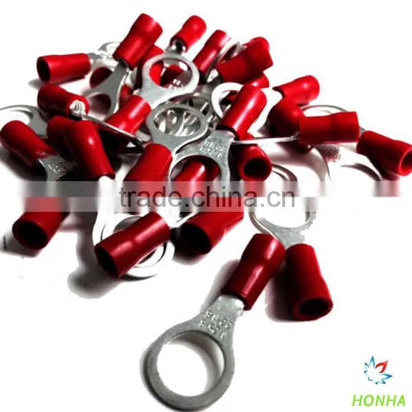 RED RING 8.4mm PUSH ON CONNECTORS ELECTRICAL TERMINALS AUTO WIRING RR84 photo-2