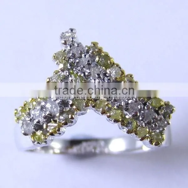 Rough Diamond Ring At Bottom Price photo-2