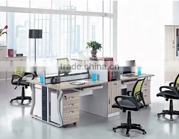modern 4 person office computer workstation desk