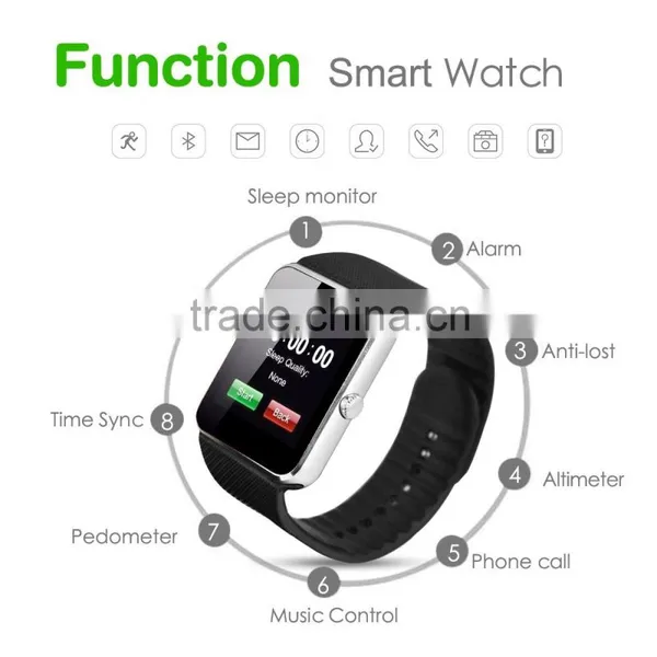 2016 China New Stylish Bluetooth GT08 Smart Watch Touch Screen Watch For IOS And Andriod Mobile Phone photo-6