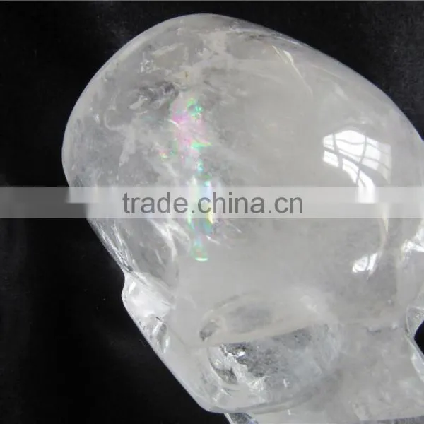 Natural Rock Crystal Skull, White Crystal Skull, Charming Crystal Skull photo-6