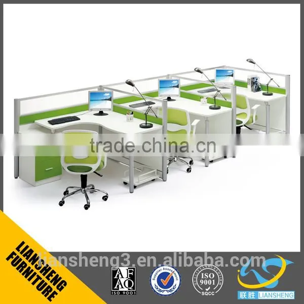 General Used Workstation /partition Office Furniture Staff Used Office Desk With Fixed 3d Pedestal