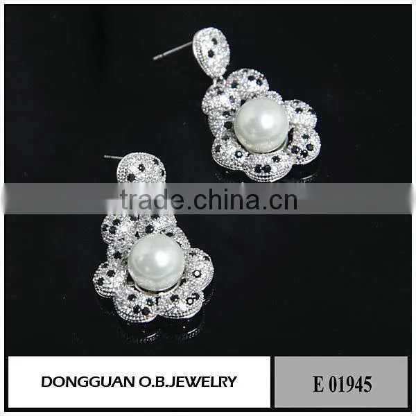 Fashion Imitation Pearl Earring Design/wholesale Charms Stud Earring With Pin photo-4