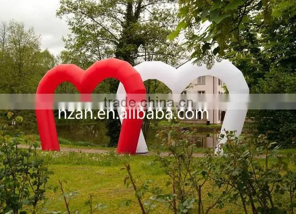 Inflatable Heart Shape Arch/Wedding Decorative Archway for Outdoor Decoration photo-2