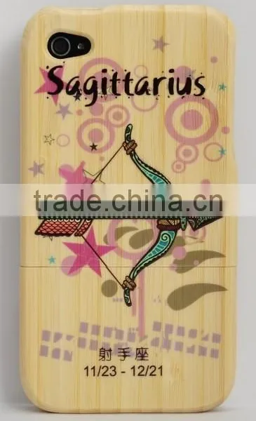OCASE Manufacturer Maple Wood Zodiac Sign Color Drawing Printing Phone Cover for Iphone 6 photo-6