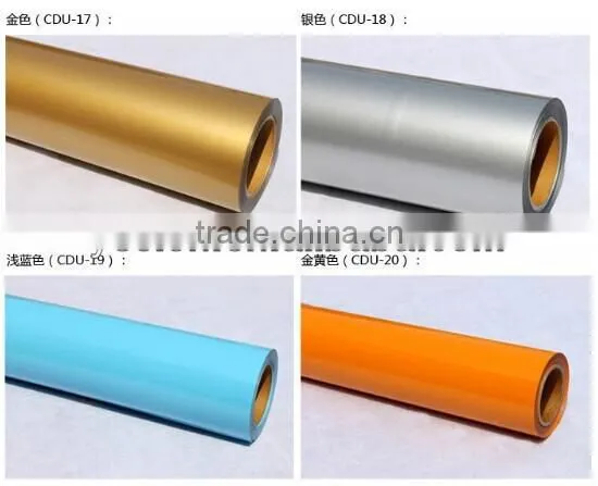China Manufacturer Best Quality Cheap Price pu Pvc Transfer Film Glitter Textile Vinyl photo-3
