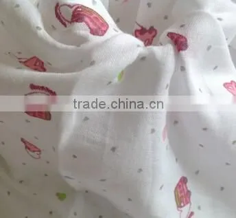 Chevron Design 100% Cotton Baby Muslin Wrap photo-2