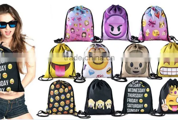 Wholesale backpack drawstring bag draw string bag custom