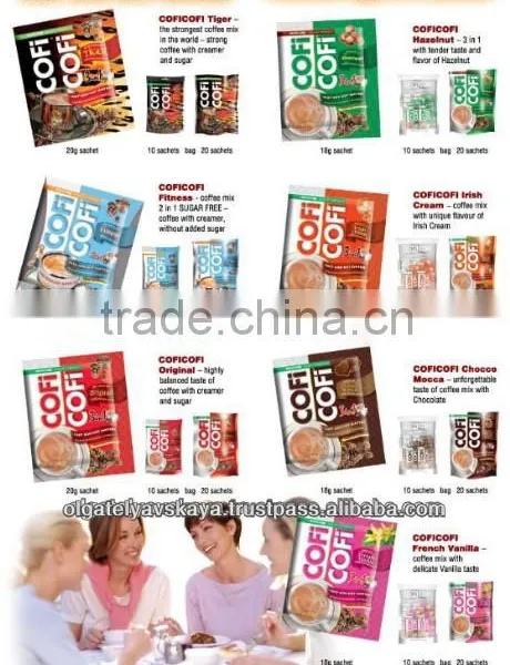 High Quality 3 in 1 Instant Coffee for Sale