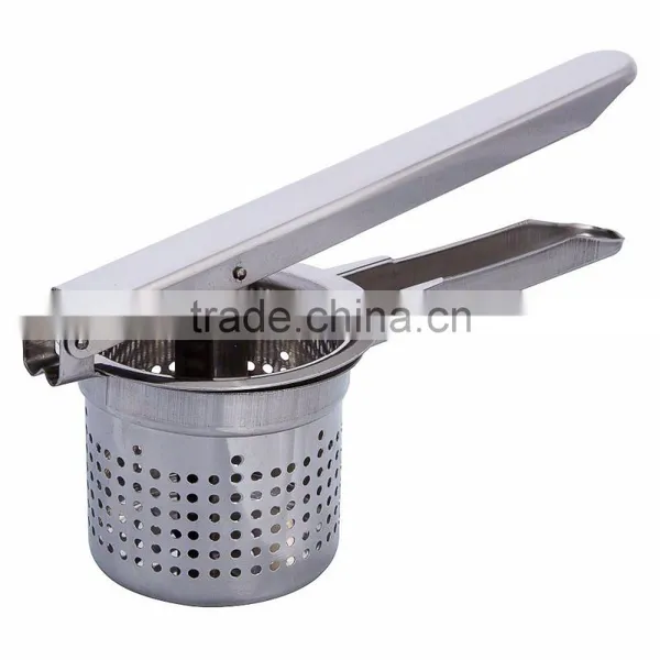 Stainless Steel Potato Masher & Ricer With 3 Discs photo-2