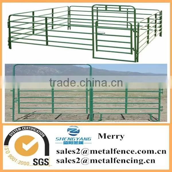 Lowest Price Metal Post Corral Horse Fence Pens Portable Livestock Farm Fence Panel photo-5
