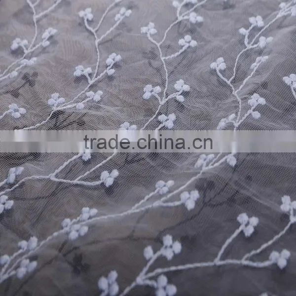Lace Curtain Fabric of Non Woven Interlining photo-4