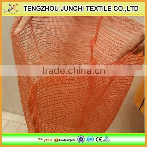 High-strength Orange Plastic pp Leno Drawstring Mesh Bag photo-6