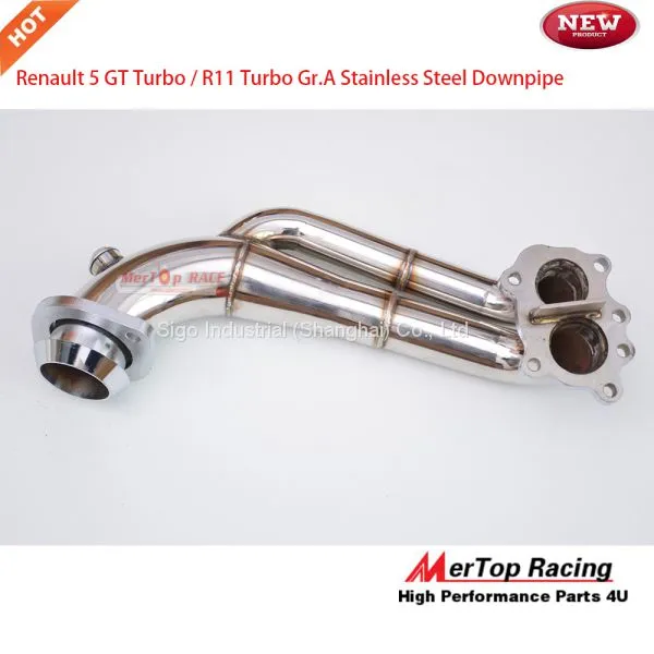 MERTOP RACE Full Exhaust System for Renault 5GT Manifold+Downpipe+cross Over Pipe+Catback photo-3