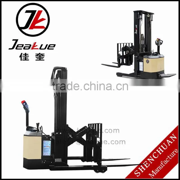 Good Quality 1.5 Ton Reach Electric Stacker Forklift photo-2